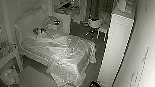 Hidden Spy Ipcam Catches Blonde German Teen Watching Hardcore Porn