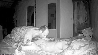 Spy Ipcam Catches Skinny French Couple's Wild, Passionate Lovemaking On Bed