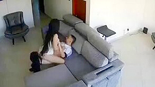 Busty Italian Babe Caught Fucking Her Boyfriend On Hidden Spy Ipcam