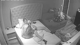 Exposed By Hidden Cam ☆ Passionate American Couple Fucking In Their Bed