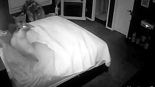 Tattooed British Couple Secretly Filmed Fucking Hard On Their Bed
