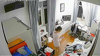 Hidden Ipcam Reveals Skinny German Teenager Masturbating In Underwear
