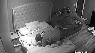 Hidden Spy Ipcam Catches European Young Couple Passionately Fucking In Love