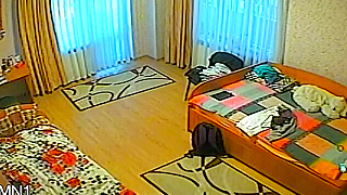 Hidden Cam Busts Two Horny Students Sharing A Room And Going Wild
