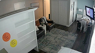 Watching Her Pleasure Herself On Rehab Security Ip Cameras, Voyeur's Hidden Delight