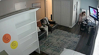 Watching Her Pleasure Herself On Rehab Security Ip Cameras, Voyeur's Hidden Delight