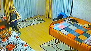 Watching Them Share More Than Just A Room, Voyeuristic View Of Two Students Getting Hot And Heavy