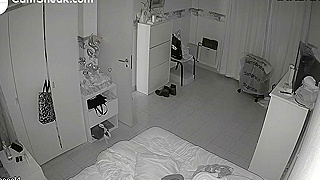 Spy Cam Caught Private Moments, Naughty Slut Gets Messy Before Bed – Caught On Tape