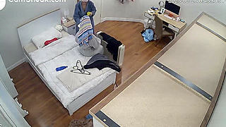 Caught On Cam, Arab Teen Busted Getting Dressed - Spy Ipcam Hack Video