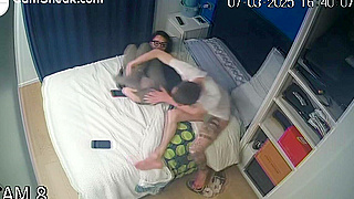 Hidden Spy Ipcam Catches Teenage Couple Fucking Hardcore In Their Room