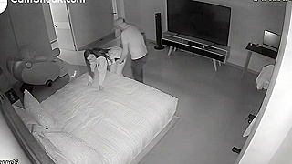 Caught On Hidden Spy Ipcam, Tiny Girl Gets Ravaged Hard By Her Boyfriend