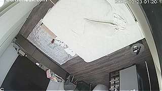 Hidden Spy Ipcam Reveals Hacked Cam, Sexy Greek Girl Blows And Gets Ravaged