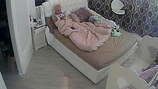 Eyeing A Horny Hcm Milf Masturbating Passionately In Bed