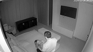 Spy Ipcam Catches Hooker Giving Sloppy Blowjob In Hotel Room - Hacked Cam Footage