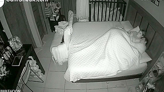 Caught In The Act, Hacked Cam Reveals Chubby Girl Switching Positions