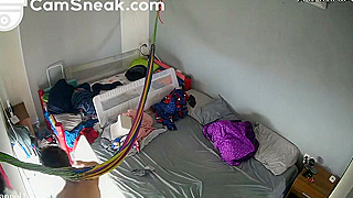 Caught By Hidden Spy Cam, Hacked Footage Of Young Married Couple Fucking Wildly