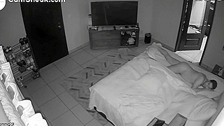 Spy Ipcam Outs Horny Couple Fucking Hard In Late Night Romp