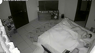 Spy Ipcam Outs Horny Couple Fucking Hard In Late Night Romp