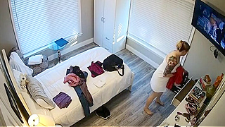 Caught Steamy Moment - Spying On My Busty Blonde Neighbor's Private Fun