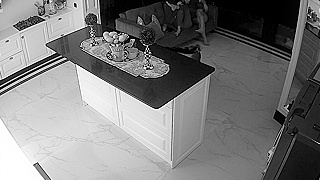 A Hidden Spy Ipcam Catches A Rich Fit Couple Fucking Hard On The Sofa