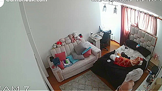 Spying On A Teen Girl Getting Dressed After A Steamy Shower