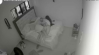 Hidden Spy Ipcam Captures Long-Haired Latina Getting Fucked In Her Tight Pussy