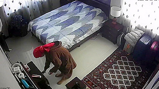 Naked Busty Arab Babe Caught On Hacked Cam Rubbing Her Wet Pussy