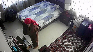 Naked Busty Arab Babe Caught On Hacked Cam Rubbing Her Wet Pussy