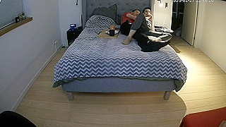 Spying Ipcam Snags Busty Danish Slut Getting Fingered And Fucked Hard