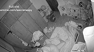 Peeking At Horny Parents Fuck On Hidden Ipcam - Voyeur's View Of Steamy Sex