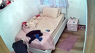 Spy Ipcam Catches Young Teen Changing Clothes In Her Room – Hidden And Naughty