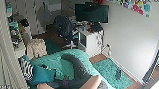 Caught On Spy Ipcam, Naughty Young Couple's Wild, Passionate Sex In Their Room