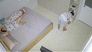 Caught On Ipcam - Horny Married Asian Couple Fucking Hard And Raw