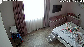 Hidden Spy Ipcam Catches Naughty German Blonde Getting Naked In Her Bedroom