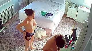 Curious Roommate Spies on Her Friend's Steamy Sex Secrets