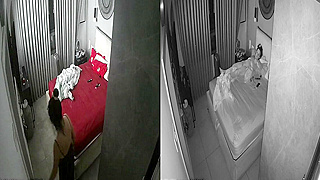 Hidden Camera Catches Cheating Housewife's Wild Ipcam Masturbation Session