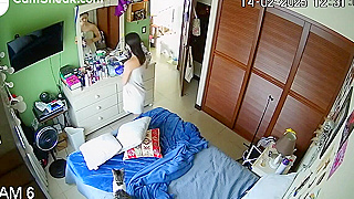 Spying On A Sexy Spanish Teen, Hacked Ipcam Reveals Her Nude After Shower