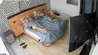 European Couple Caught Fucking Midday By Hidden Spy Ipcam