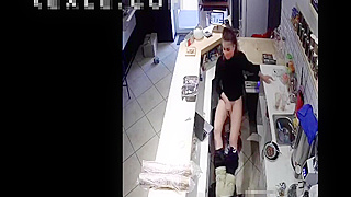 Caught On Hidden Cam - Horny Bitch Can't Wait To Get Fucked Hard At Home