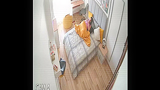 Secret Cam Snags Horny Teen Masturbating Under Blanket In Steamy Video