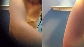 Horny Babe Caught On Hidden Cam Changing In Beach Cabin