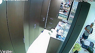 Hacked Ip Cam Catches Romanian Wife Undressing And Getting Dressed