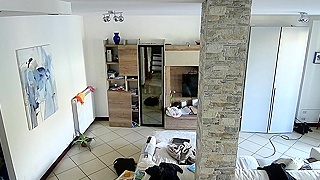 This Horny Babe Get Off To Porn In Secret Ipcam Footage