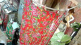 Peeping At A Busty Babe Trying On Clothes In A Vietnam Store Cam 03