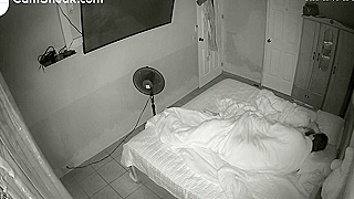 Hidden Spy Ipcam Captures Sexy Wife Changing Positions During Hot Sex Session