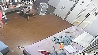 Spy Ipcam Busts Cute European Teen Changing Clothes In Sultry Video