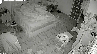 Hidden Spy Ipcam Reveals Steamy Mexican Bedroom Romp