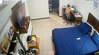 Hidden Spy Ipcam Reveals Hairy Peruvian Getting Fucked Hard In Bed
