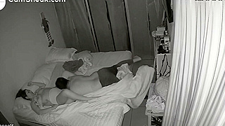 Spying On A Chubby Wife Riding Her Husband - Hidden Spy Ipcam Captures It All