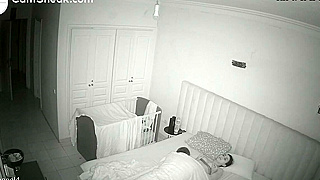 Spy Ipcam Busts Cheating Wife Giving Sloppy Blowjob To Horny Husband